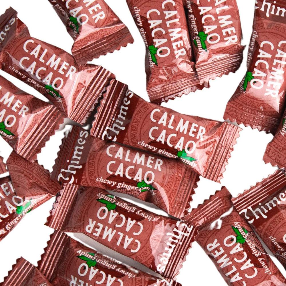 Chimes etiqueta nutricional y lista de ingredientes visible para revisar