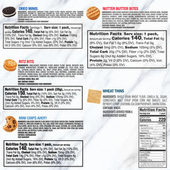 mini CHIPS AHOY! paquete frontal mostrando chispas y conveniencia