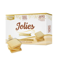ChocZero Jolies frente del empaque mostrando diseño y beneficios nutricionales