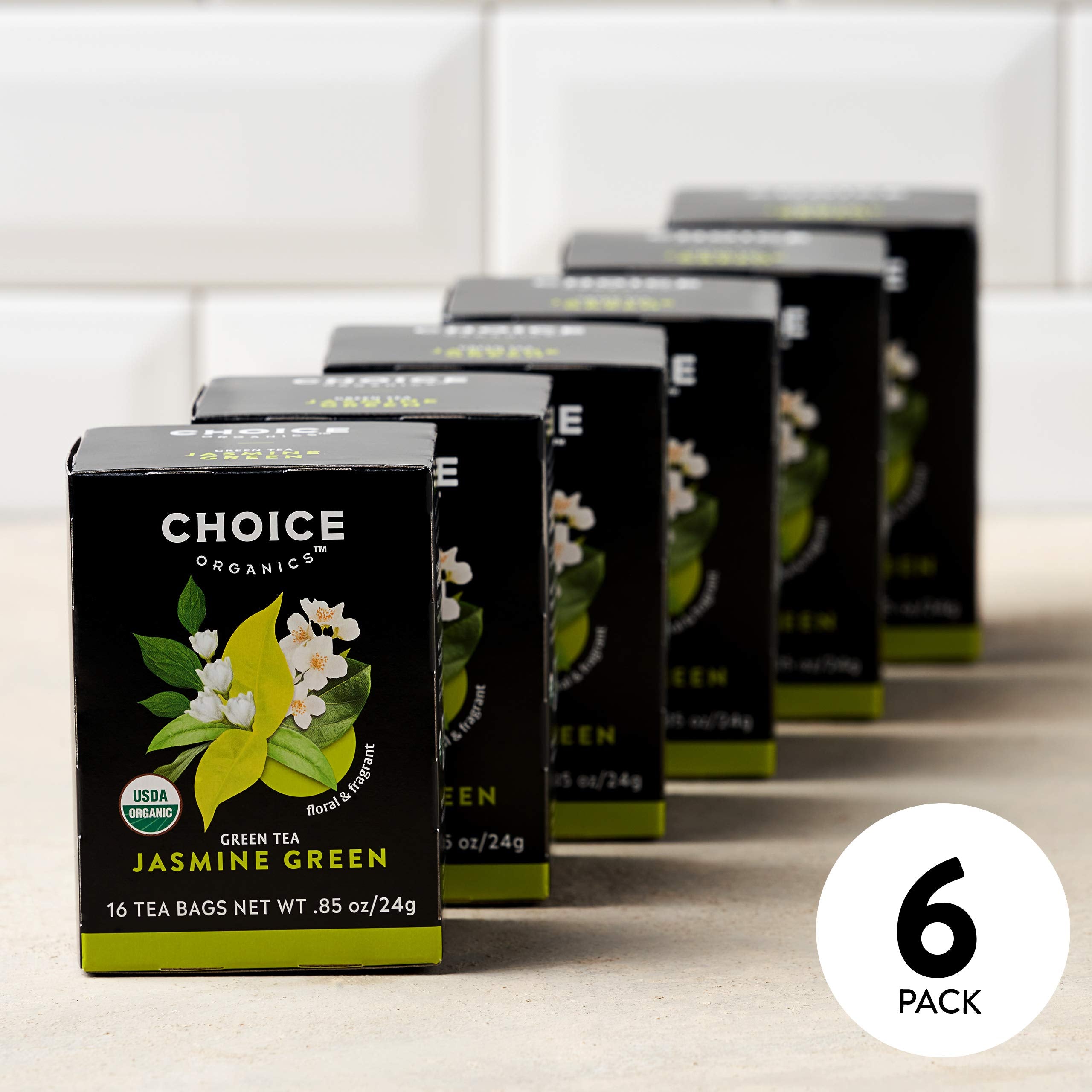 Choice Organic Teas caja de cartón 100% reciclado, subraya compromiso medioambiental