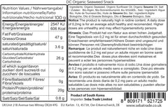 CHOI'S 1 primer plano de lámina tostada, muestra textura crujiente