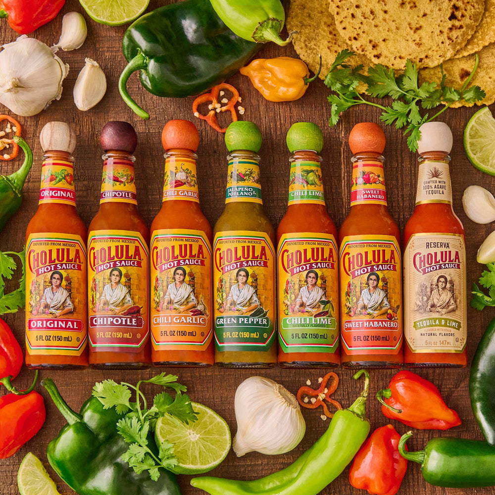 Cholula en marinada de camarones añadiendo sabor caribeño