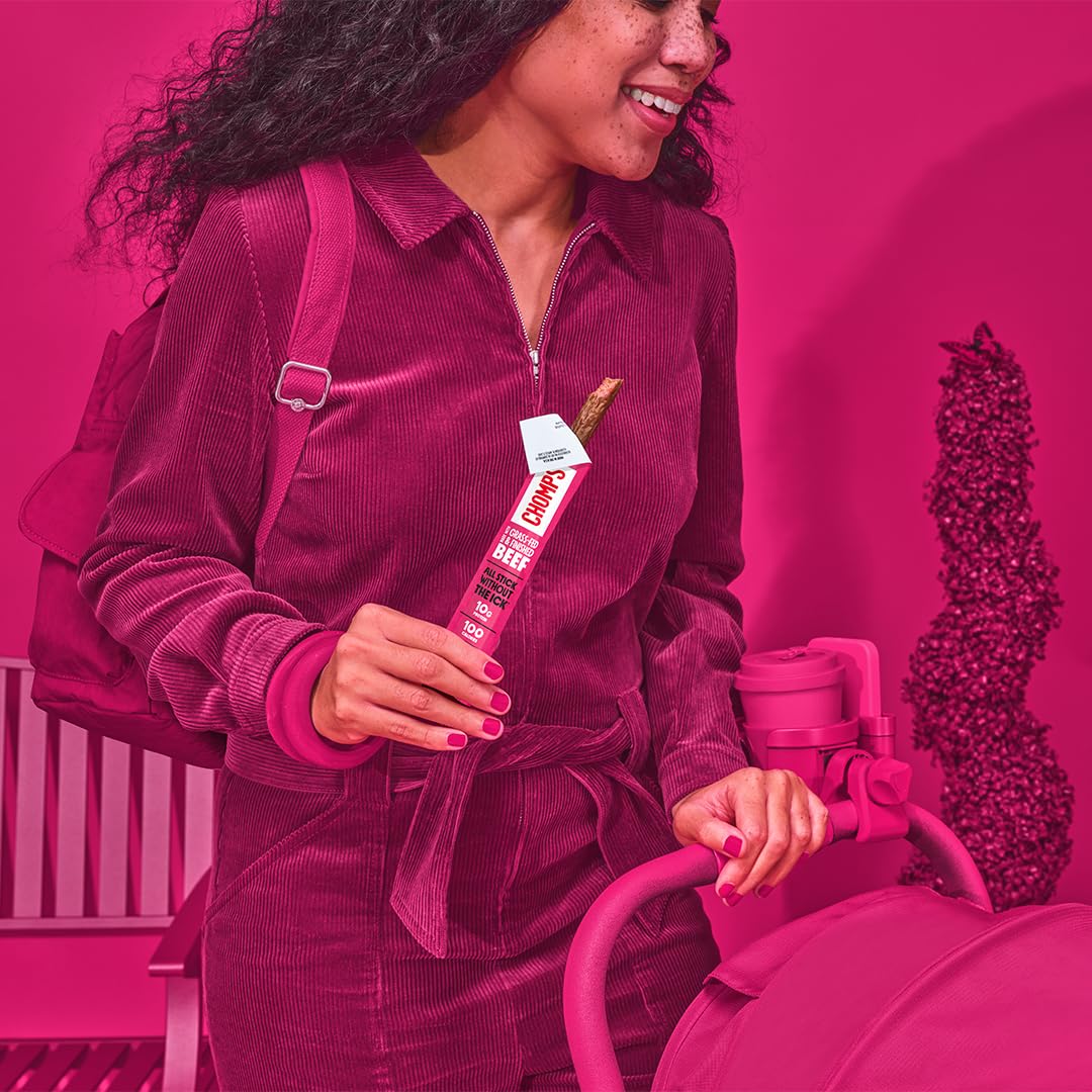 Chomps sticks como snack de senderismo energía portátil y proteica
