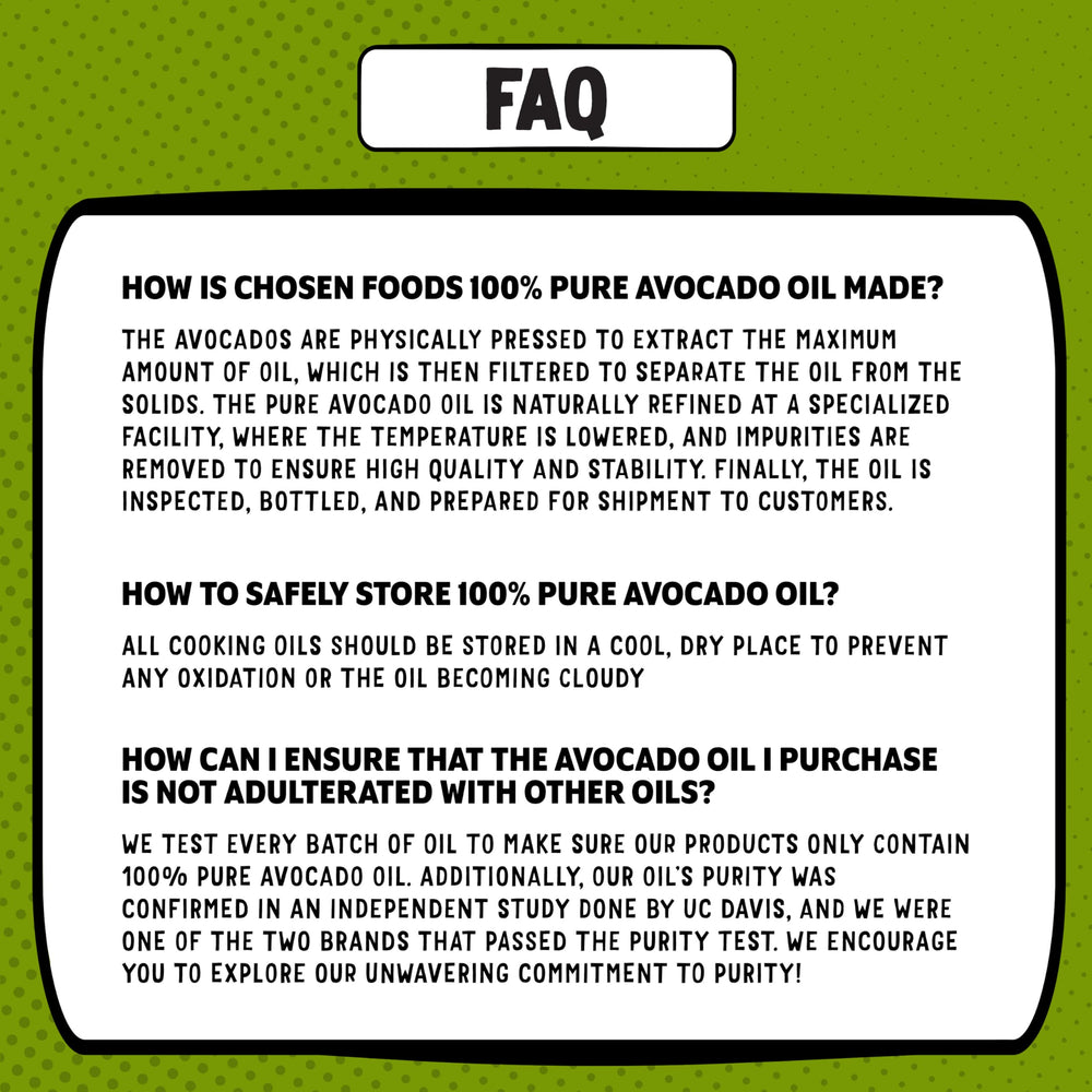 Chosen Foods escena de cocina con ingredientes, práctico y versátil