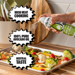 Chosen Foods gota de aceite de aguacate, pureza y alta temperatura