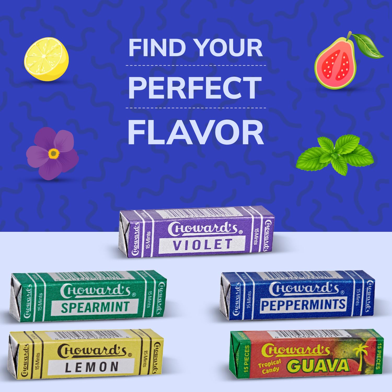 Choward's mints dentro de una lonchera listos para uso inmediato