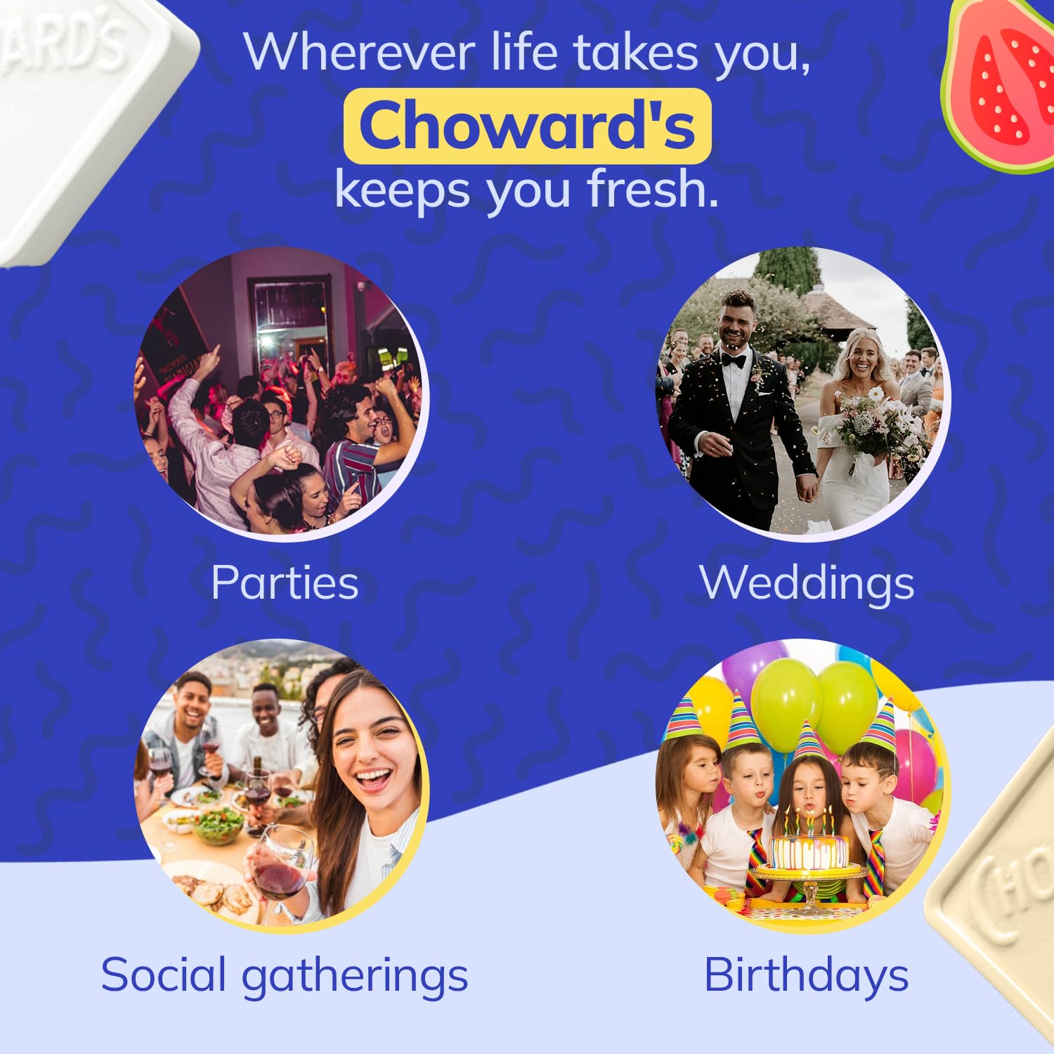 Choward's etiqueta de ingredientes destacando información nutricional clara