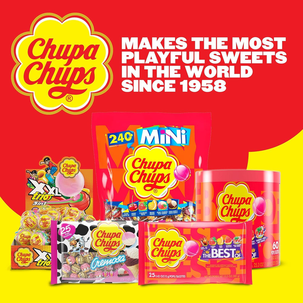 Chupa Chups etiqueta con información y facilidad de lectura de ingredientes