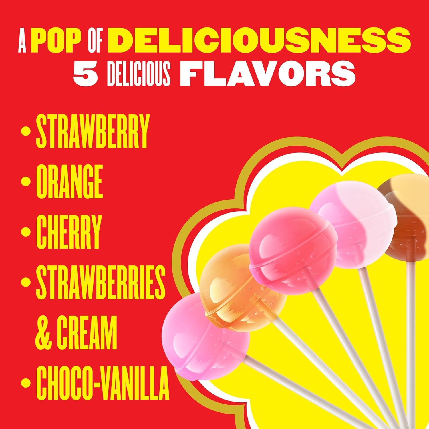 Chupa Chups surtido desplegado en mesa ideal para eventos y mesas dulces