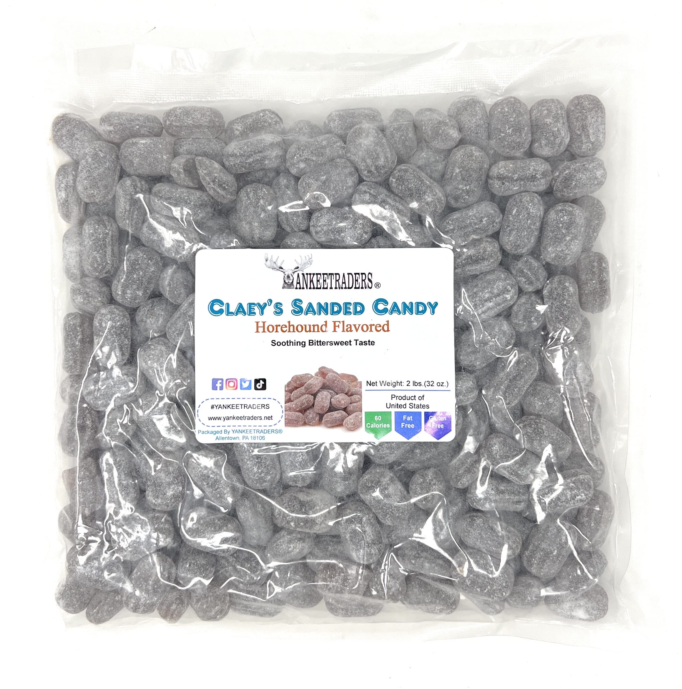 Claeys empaque frontal mostrando las pastillas y atractivo nostálgico