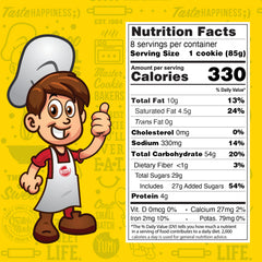 Classic COOKIE galleta envuelta individualmente con cierre, mantiene frescura