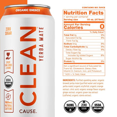 CLEAN CAUSE lata junto a una regla para comparar tamaño de 16 oz, formato práctico