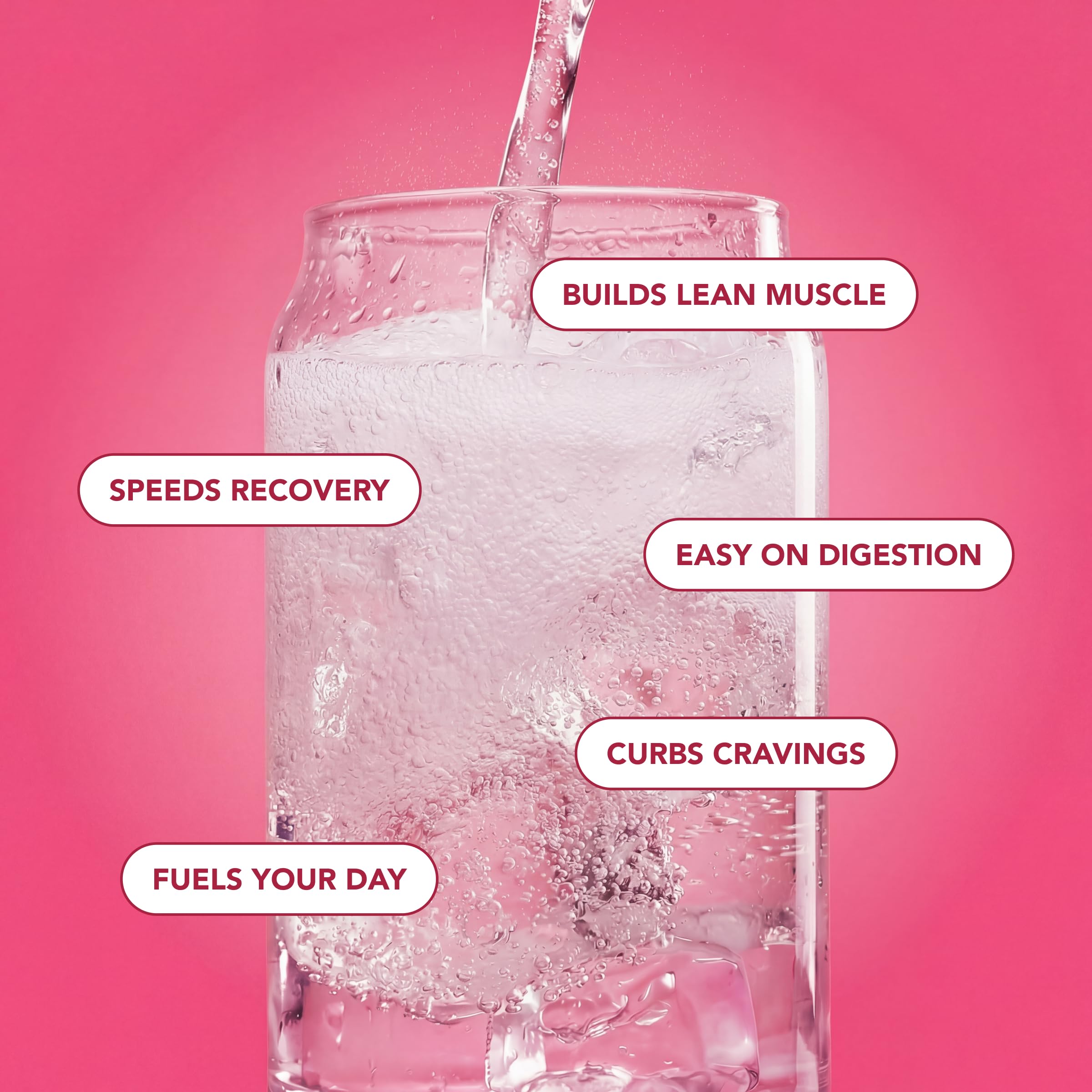 Detalle de etiqueta nutricional Clean Simple Eats mostrando 20 g proteína