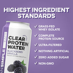 Clean Simple Eats lata en mano, tamaño portátil y práctica para llevar