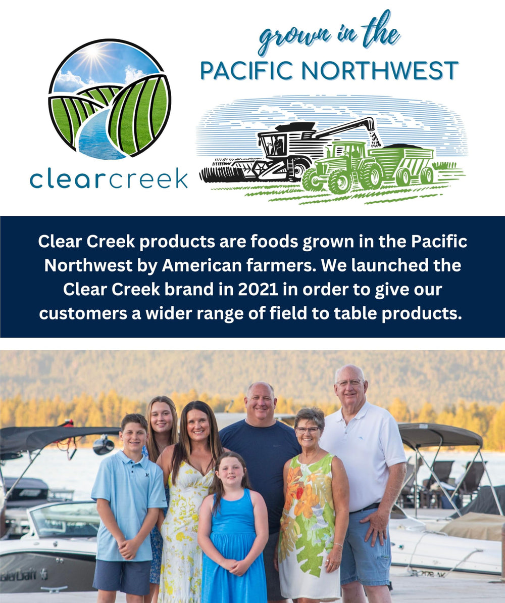CLEAR CREEK porción de lentejas en ensalada, aporte proteico visual