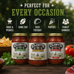 Clint's comparación de tamaño de los frascos de 16 oz para apreciar escala