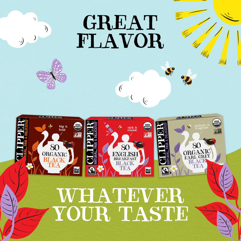 Clipper Tea escena de desayuno con tostadas y taza para inspiración diaria