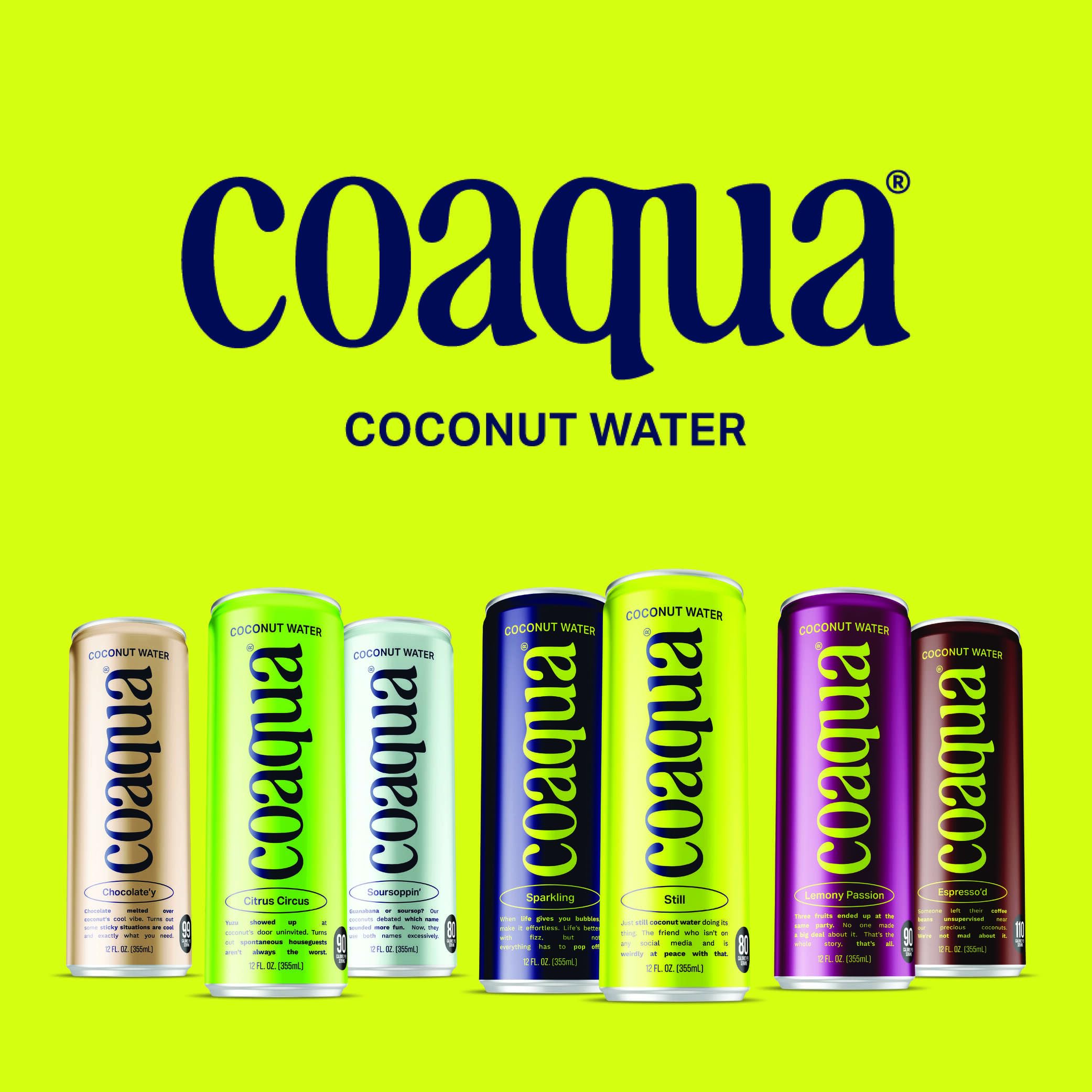 CoAqua etiqueta con información de ingredientes y beneficio natural