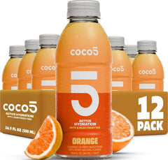 Coco5 envase frontal pack de 12 con hidratación natural