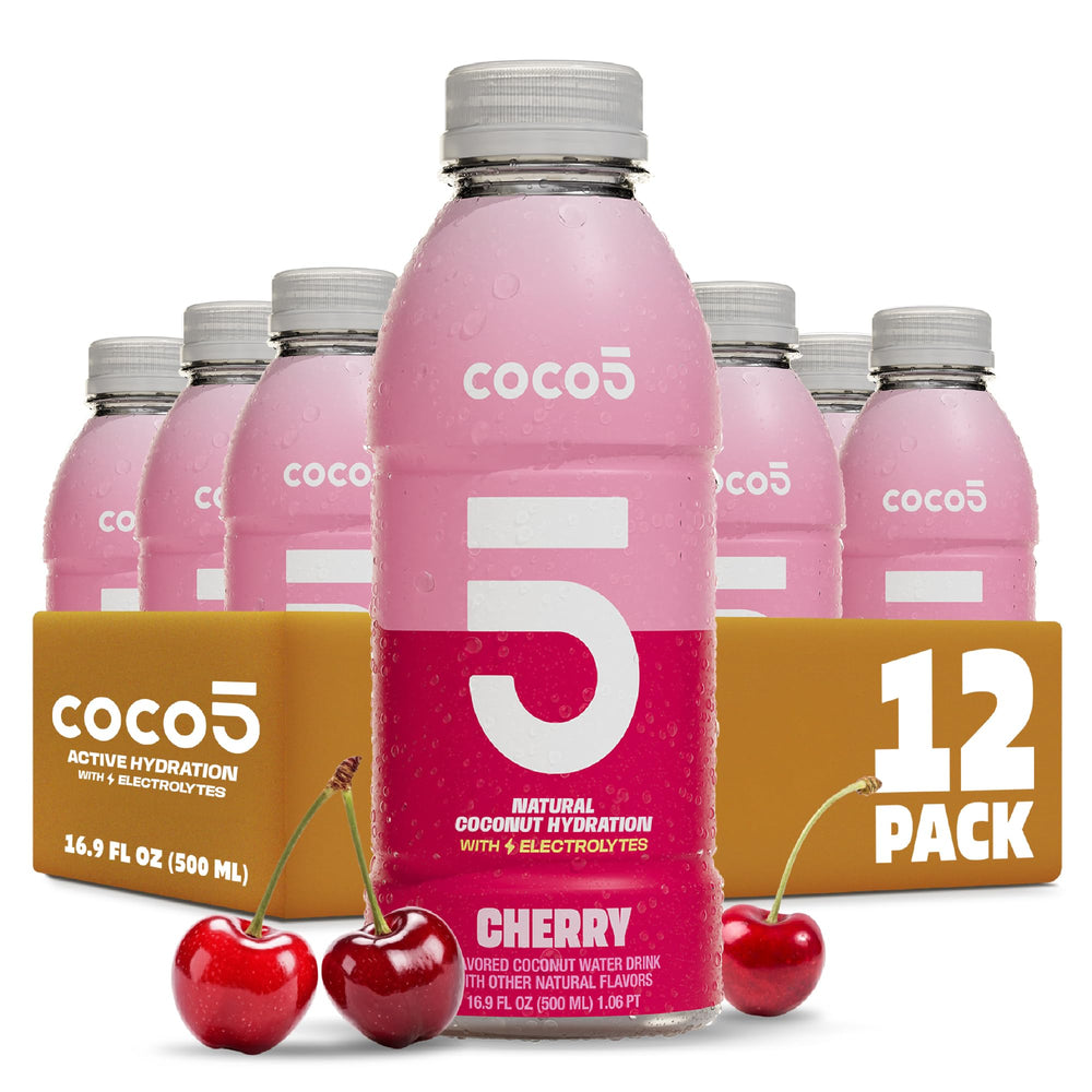 Coco5 pack frontal con 12 botellas cherry, práctico para reponer reservas