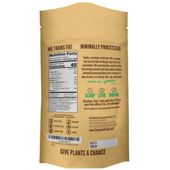 Coconut Cloud stick abierto con polvo listo para añadir al café