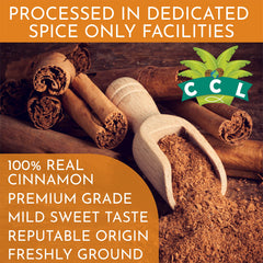 Coconut Country Living's canela espolvoreada en taza de té para sabor cálido