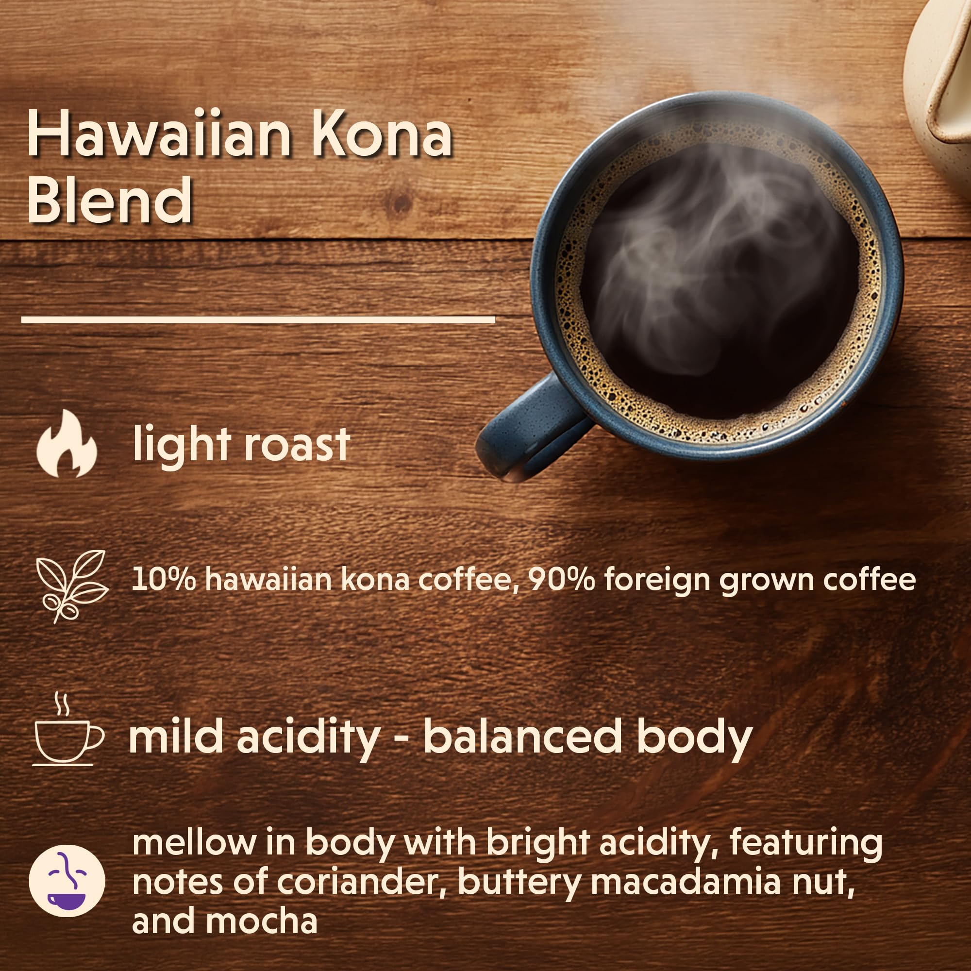 Coffee Bean Direct primer plano de granos enfatizando frescura y aroma