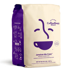 Coffee Bean Direct bolsa frente muestra diseño y conveniencia
