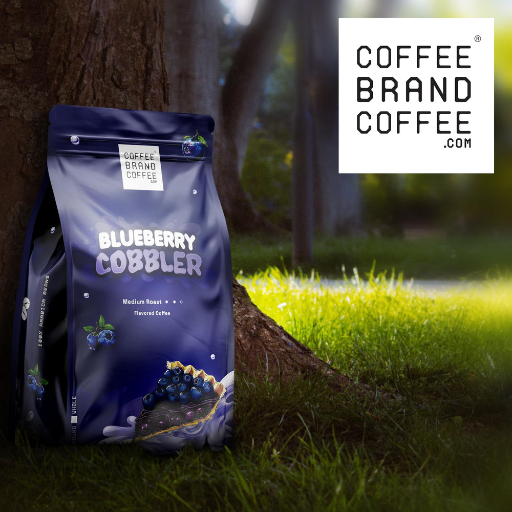 Coffee Brand Coffee etiqueta con información, transparencia de ingredientes