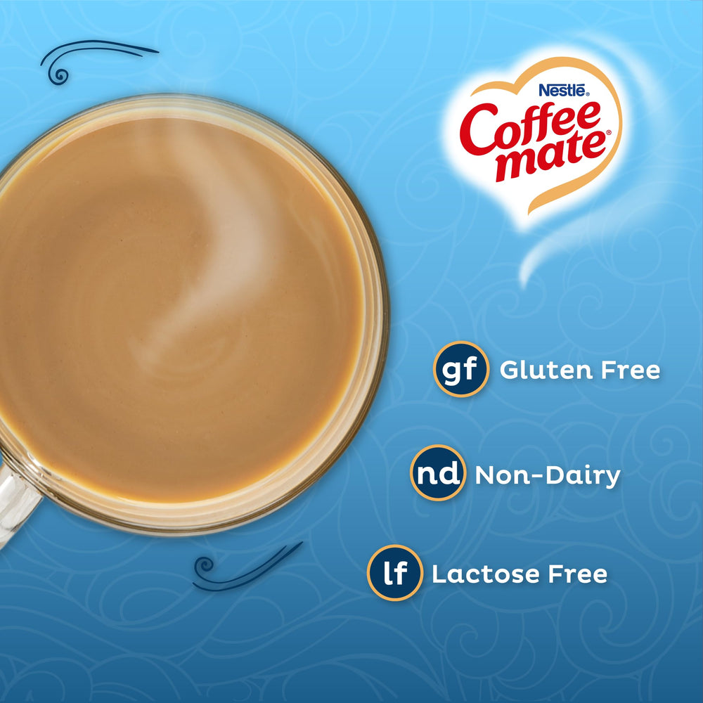 Coffee-mate bote abierto con polvo seco listo para usar