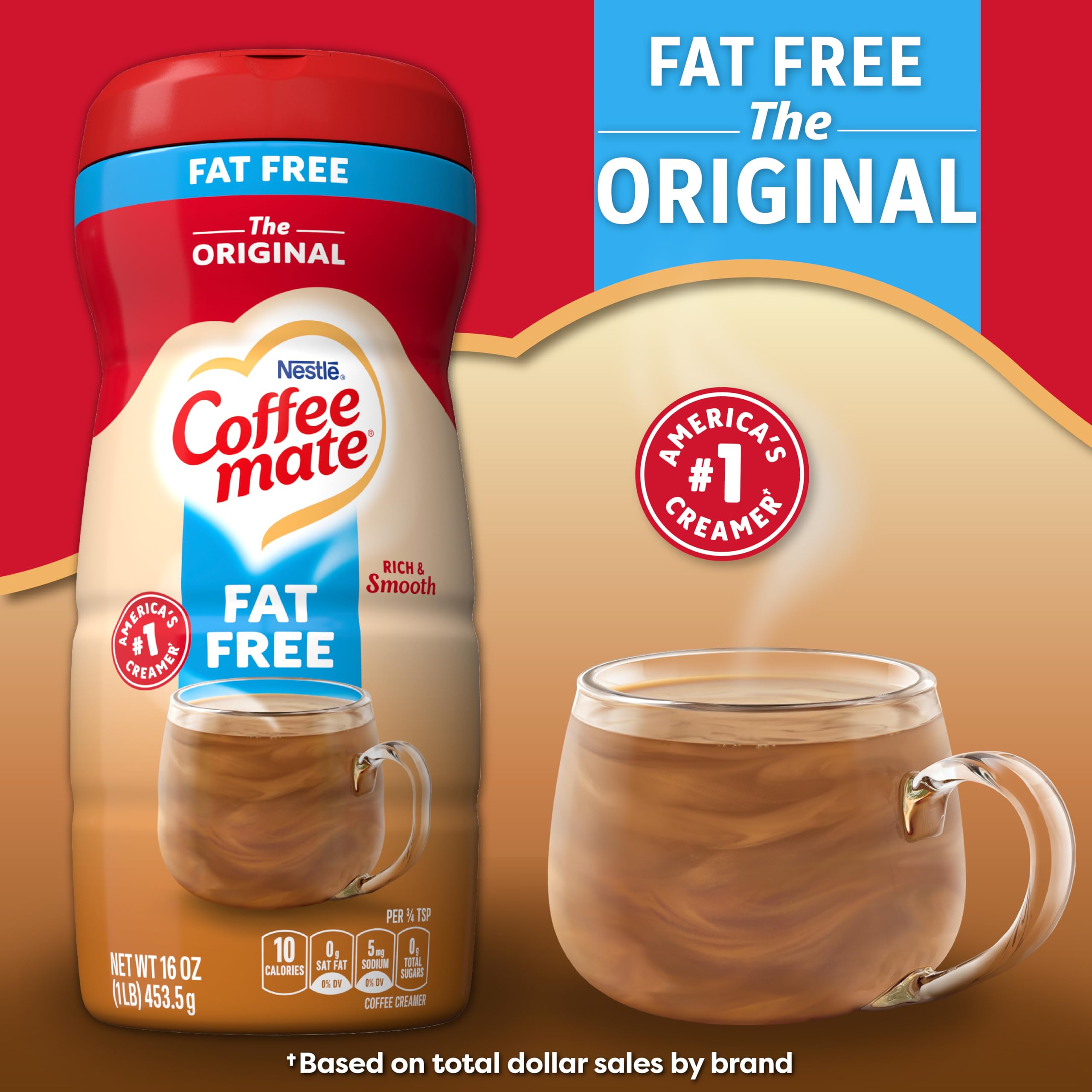 Coffee Mate contenido del envase visible para evaluar cantidad y presentación