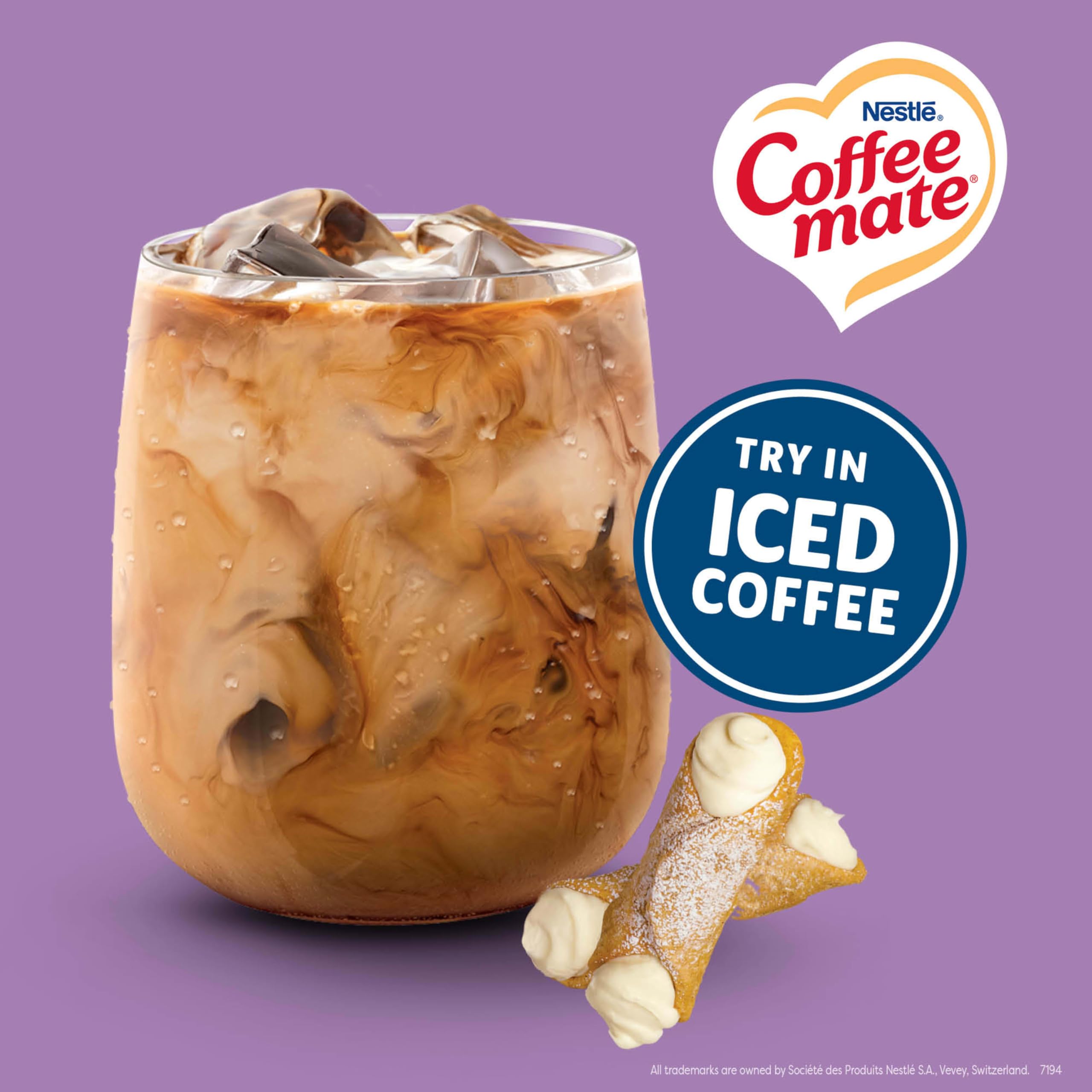 Coffee mate caja de 180 unidades ideal para oficinas y servicio de alimentos