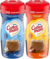 Coffee Mate frontal de pack mostrando envases, visual claro y práctico
