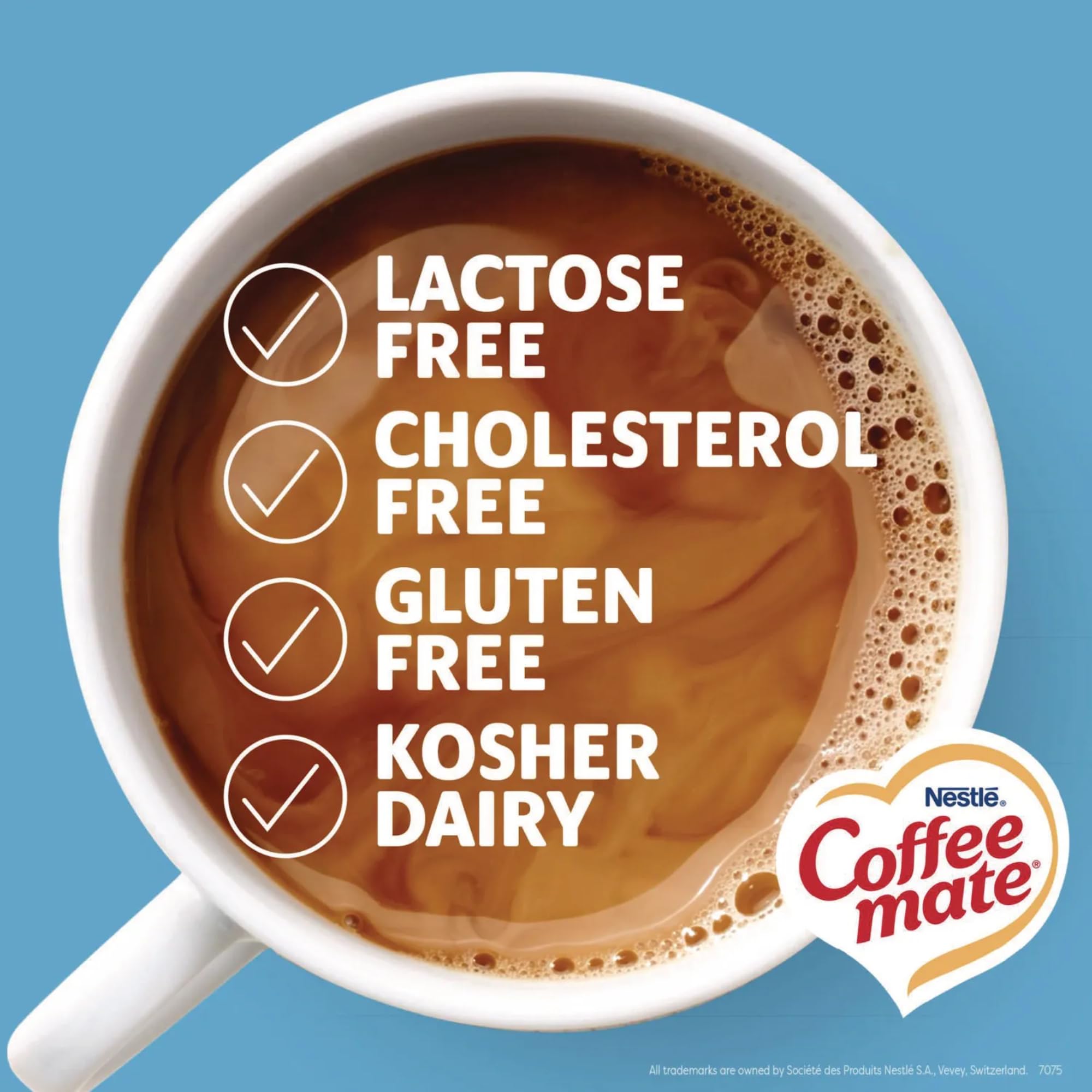 Coffee Mate uso en oficina con varias tazas, opción estable y práctica