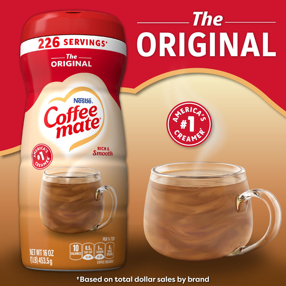 Coffee Mate usado en postre cremoso para añadir consistencia y sabor