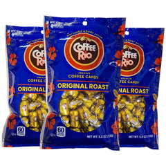 Coffee Rio empaque frontal mostrando pack de tres bolsas y marca