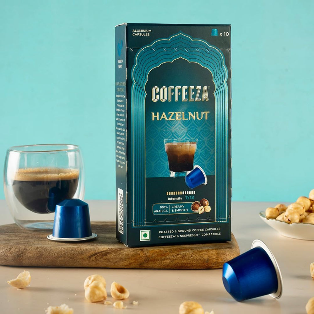 Coffeeza etiqueta con información del producto, claridad en intensidad y tueste