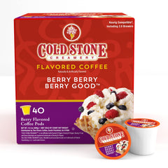 Cold Stone Creamery Beverages primer plano de cápsula compatible Keurig y diseño práctico