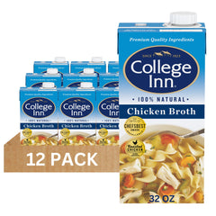 College Inn envase frontal mostrando la marca y formato 32 oz, ideal para despensa
