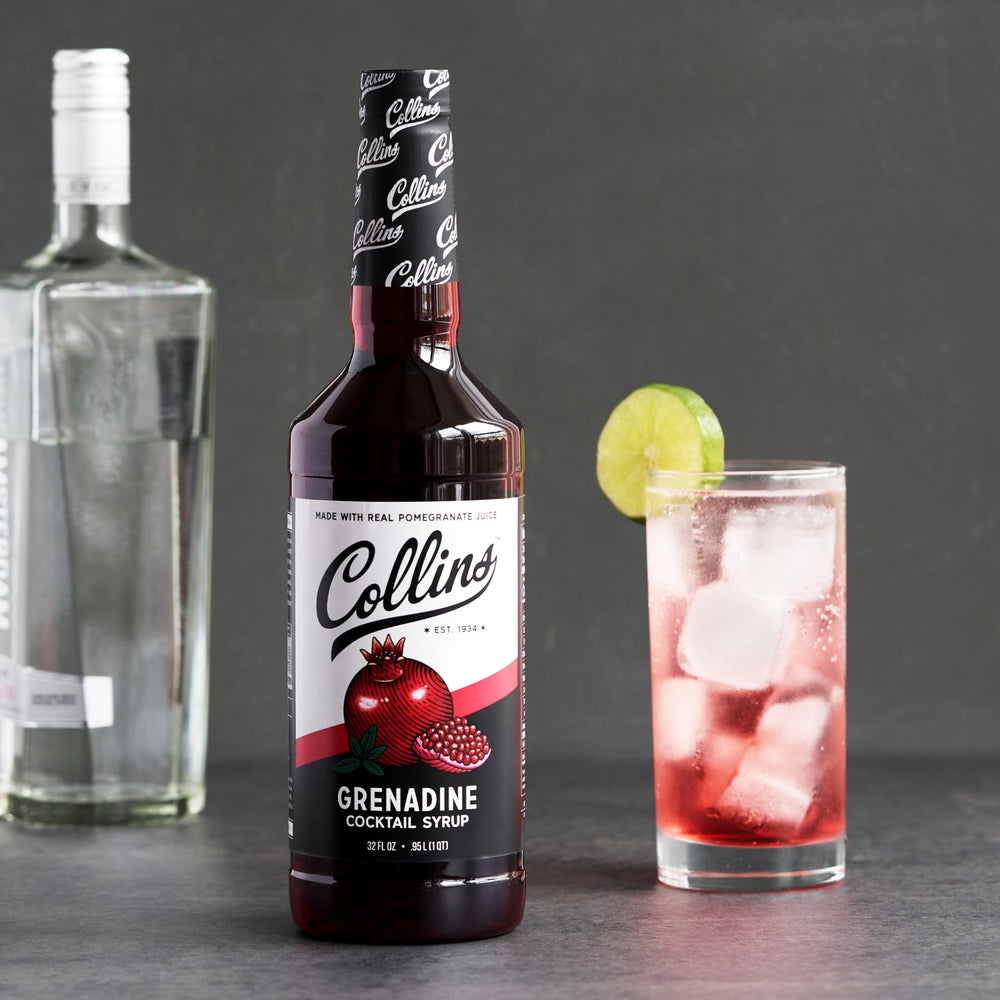 Collins escala junto a mano para visualizar tamaño de 32 oz