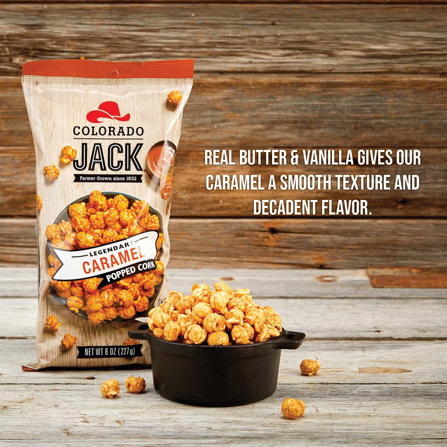 Colorado Jack detalle del grano seleccionado que garantiza sabor consistente