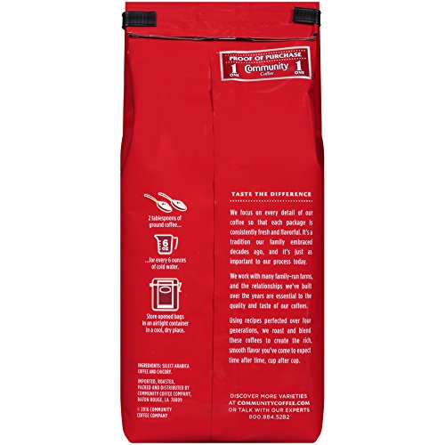 Community Coffee bol con mezcla de café y achicoria para sabor completo