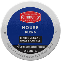Community Coffee cápsula K-Cup™ primer plano, detalle de sellado y frescura