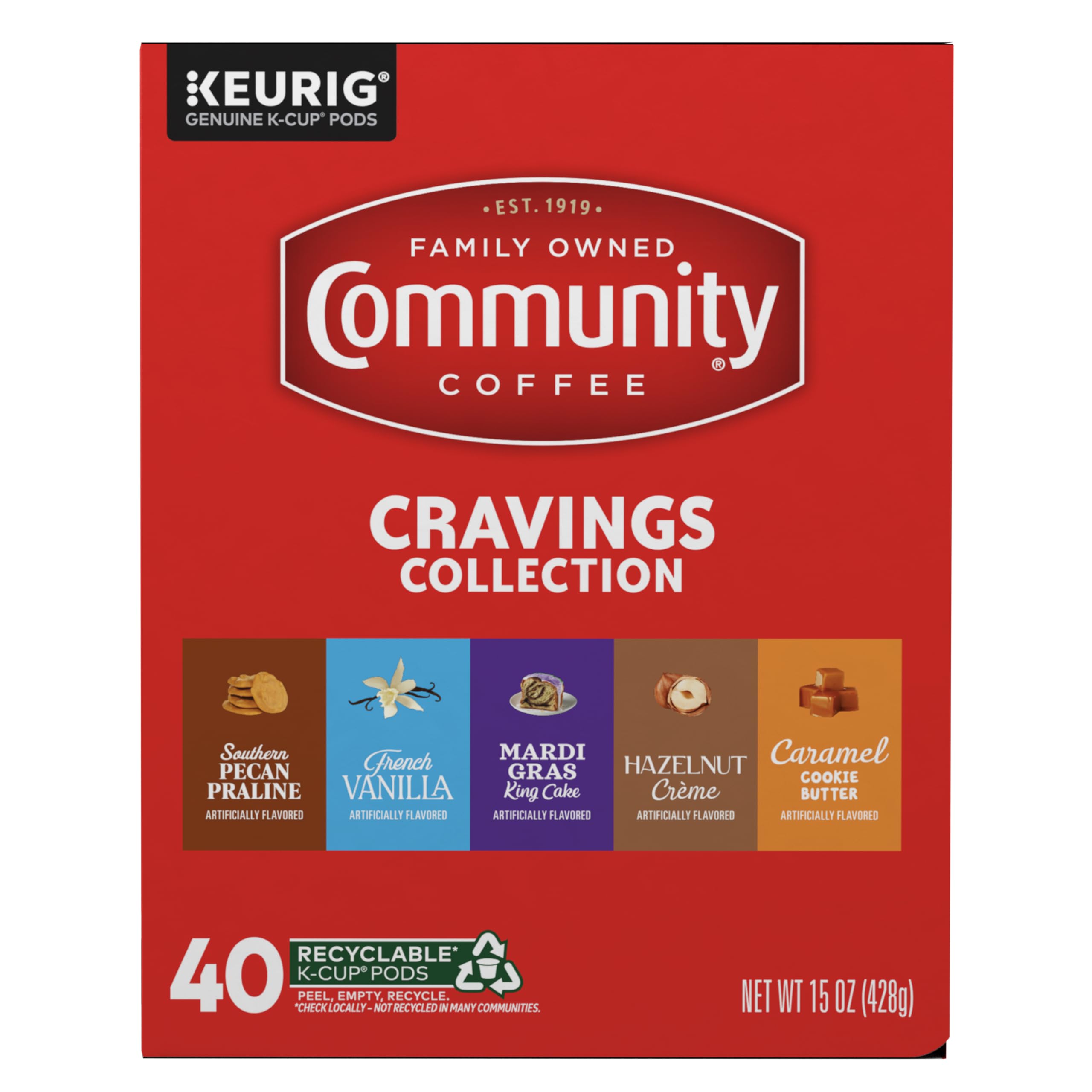 Community Coffee taza servida con vapor resaltando aroma y sabor