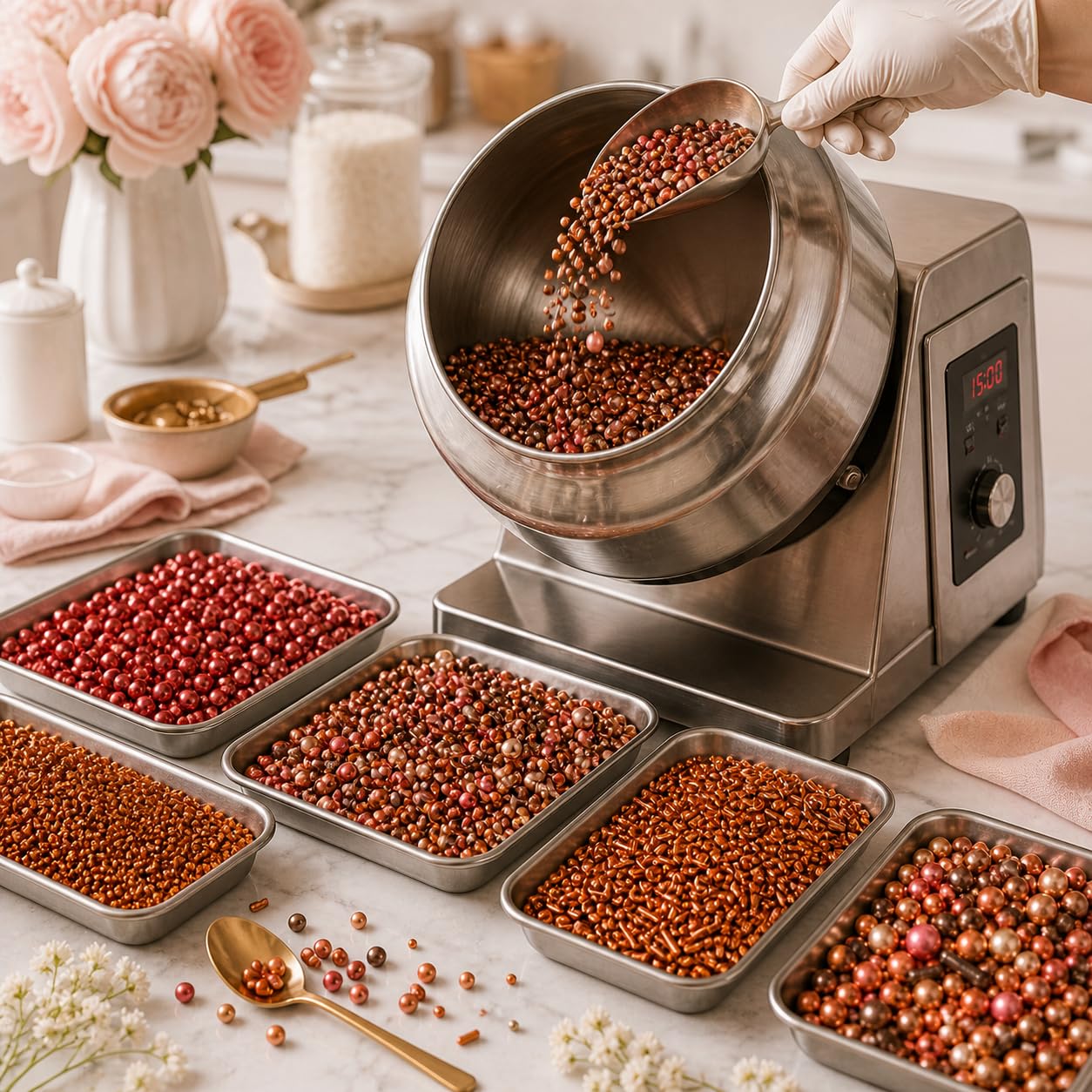 Confect etiqueta con ingredientes y certificaciones visibles