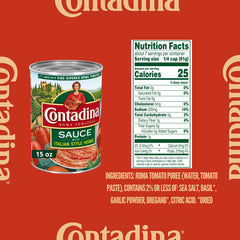 Contadina textura de salsa en primer plano con consistencia rica