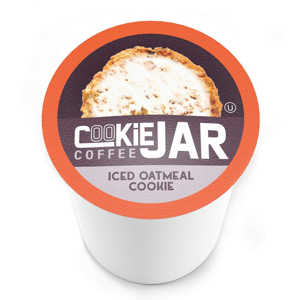 Cookie Jar cápsula en primer plano con sello que conserva aroma