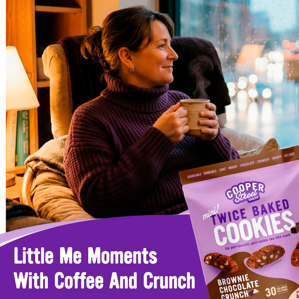 COOPER STREET bol con biscotti listo para servir en reuniones y eventos