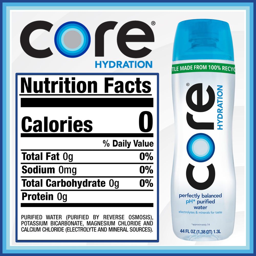 Core botella única 1.3 L con silueta ergonómica para mejor agarre