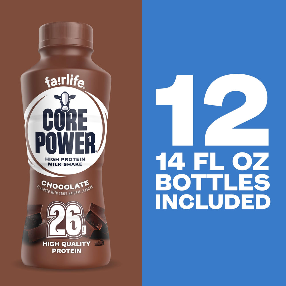 Core Power pack de 12 botellas ideal para almacenamiento doméstico